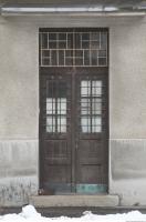 Photo Texture of Doors Double Wooden
